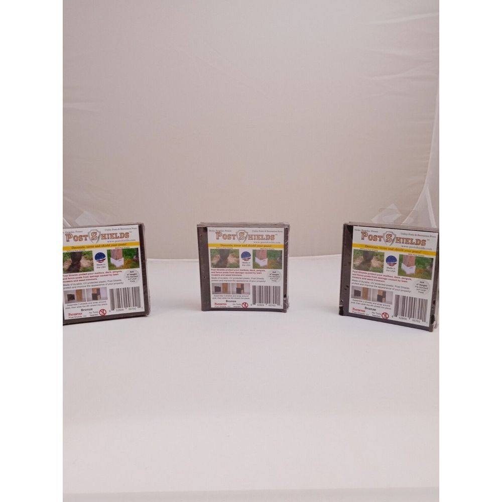 Post Shields Post Protector 4x4 (3.5"x3.5") - 4" H –‎ Protects Your Mailbox